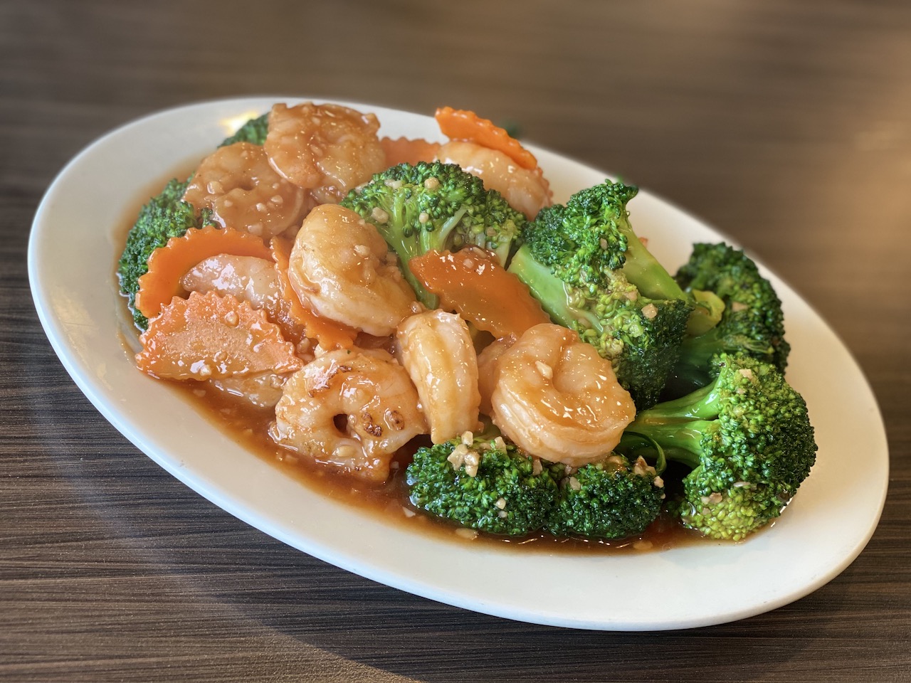 Shrimp with Broccoli 芥蓝虾
