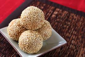 Sesame Balls with Red Bean (4)