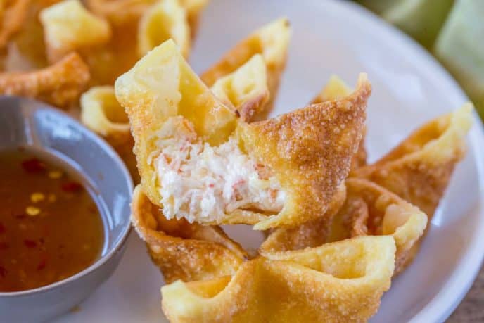 Crab Cheese Wontons (4) 芝士云吞